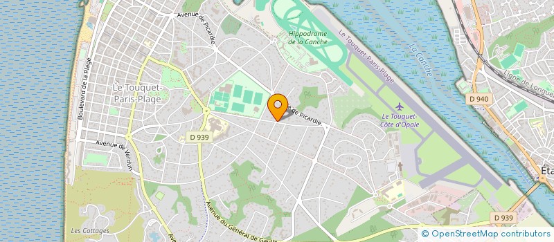 localisation de l'entreprise SOCIETE CIVILE DE PATRIMOINE AQUILON  LE TOUQUET-PARIS-PLAGE