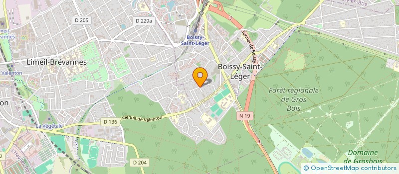 localisation de l'entreprise SOCIETE CIVILE DE PATRIMOINE AZPO à BOISSY-SAINT-LEGER