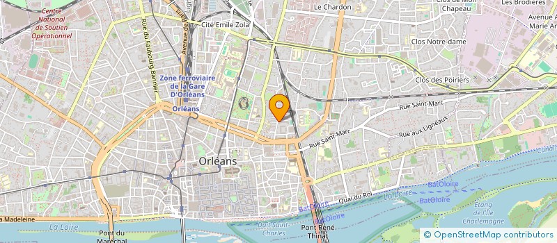 localisation de l'entreprise SOCIETE CIVILE DE PATRIMOINE B.S.G à ORLEANS