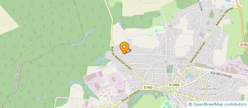 localisation de l'entreprise SOCIETE CIVILE DE PATRIMOINE BMCREBIFFE à CHATEAUNEUF-SUR-LOIRE