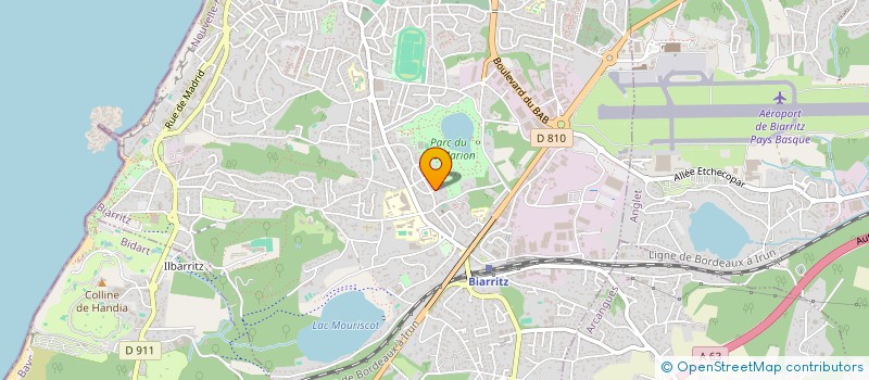 localisation de l'entreprise SOCIETE CIVILE DE PATRIMOINE BUGAT à BIARRITZ
