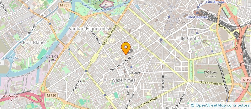 localisation de l'entreprise SOCIETE CIVILE DE PATRIMOINE HMF à LILLE