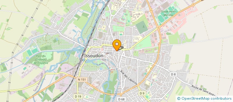 localisation de l'entreprise SOCIETE CIVILE DE PATRIMOINE JOLIVET JCG à ISSOUDUN