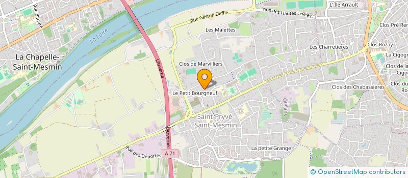 localisation de l'entreprise SOCIETE CIVILE DE PATRIMOINE LES CAGOUS  SAINT-PRYVE-SAINT-MESMIN