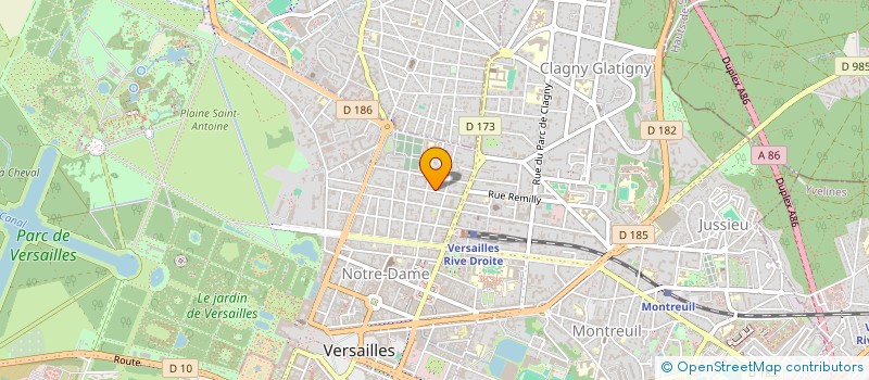 localisation de l'entreprise SOCIETE CIVILE DE PATRIMOINE MERICK à VERSAILLES