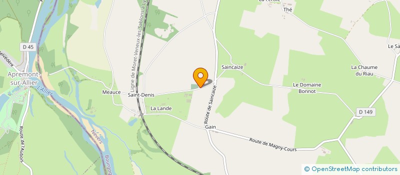 localisation de l'entreprise SOCIETE CIVILE DE PATRIMOINE SAINT SULPICE à SAINCAIZE MEAUCE