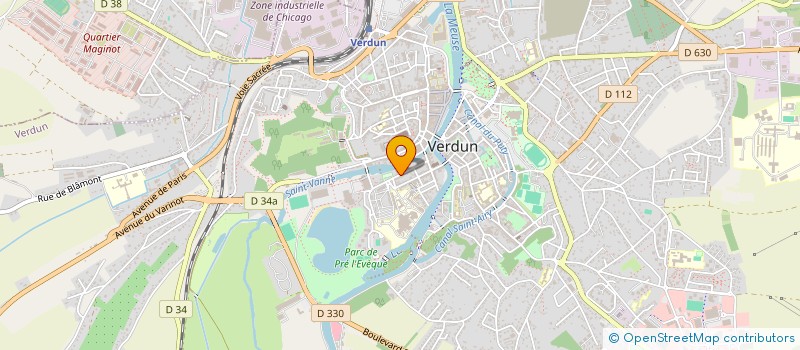 localisation de l'entreprise SOCIETE CIVILE DE PLACEMENT C.L.A à VERDUN