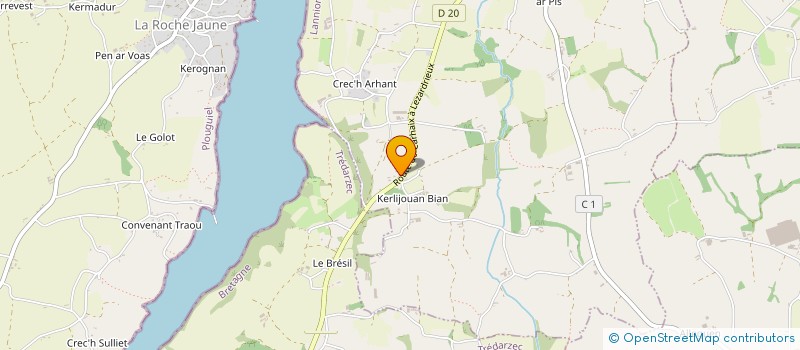 localisation de l'entreprise SOCIETE CIVILE DE PONT BEGOU - URFIE  KERBORS