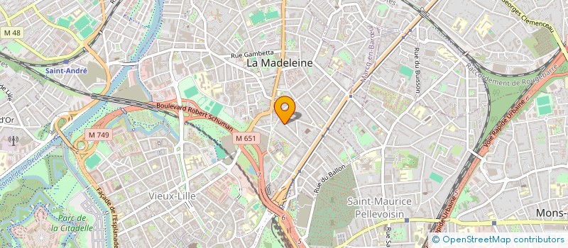 localisation de l'entreprise SOCIETE CIVILE DE PORTEFEUILLE AMPLE à LA MADELEINE