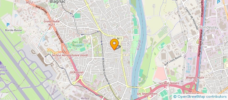 localisation de l'entreprise SOCIETE CIVILE DE PORTEFEUILLE CAMPTOO  BLAGNAC