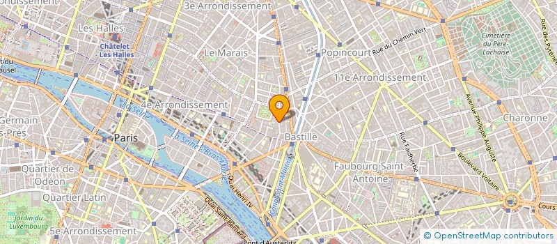 localisation de l'entreprise SOCIETE CIVILE DE PORTEFEUILLE CDCMT  PARIS