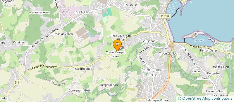 localisation de l'entreprise SOCIETE CIVILE DE PORTEFEUILLE LABREZE  PERROS-GUIREC