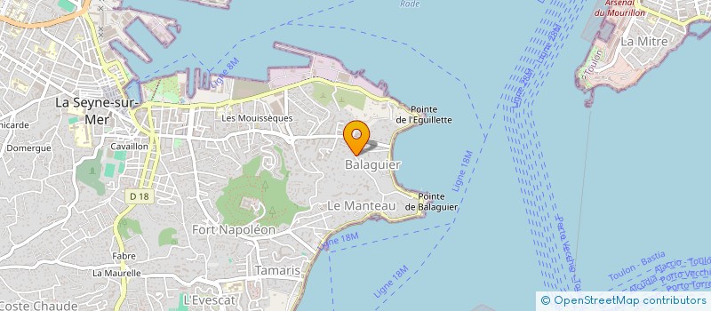 localisation de l'entreprise SOCIETE CIVILE DE PORTEFEUILLE LE CLAPAS à LA SEYNE-SUR-MER