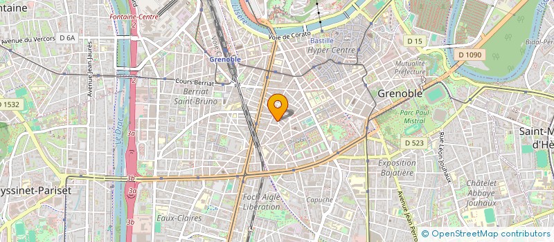 localisation de l'entreprise SOCIETE CIVILE DE PORTEFEUILLE LES GENTIANES  GRENOBLE