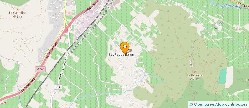 localisation de l'entreprise SOCIETE CIVILE DE PORTEFEUILLE  ST2M  CUERS