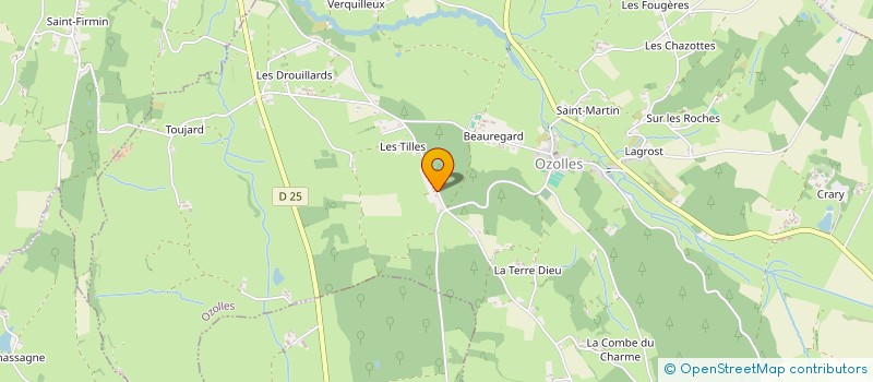 localisation de l'entreprise SOCIETE CIVILE DE PORTEFEUILLE THEVENET  OZOLLES