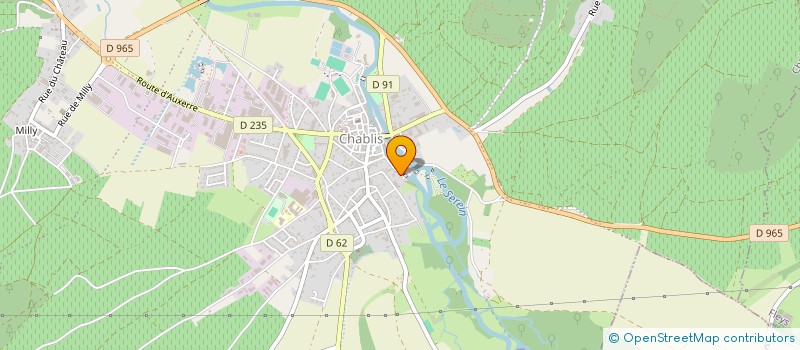 localisation de l'entreprise SOCIETE CIVILE DE REUGNY  CHABLIS