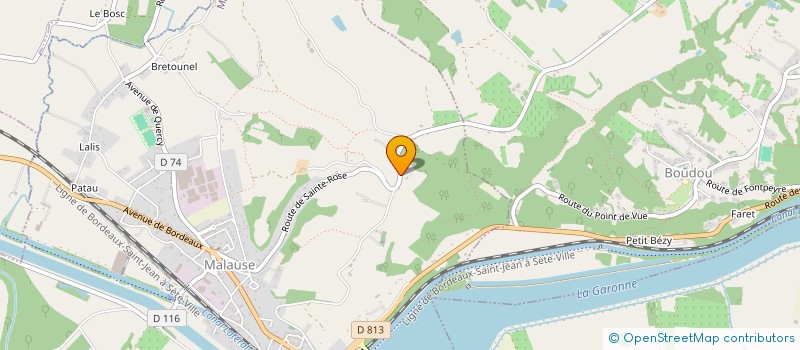 localisation de l'entreprise SOCIETE CIVILE DE SAINTE ROSE  MALAUSE