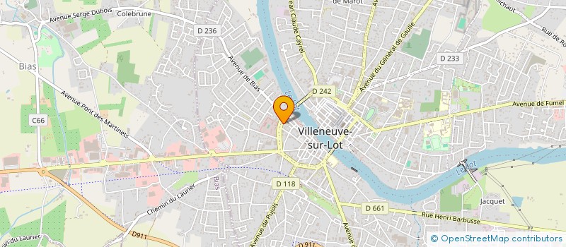 localisation de l'entreprise SOCIETE CIVILE DE TENURE  VILLENEUVE-SUR-LOT