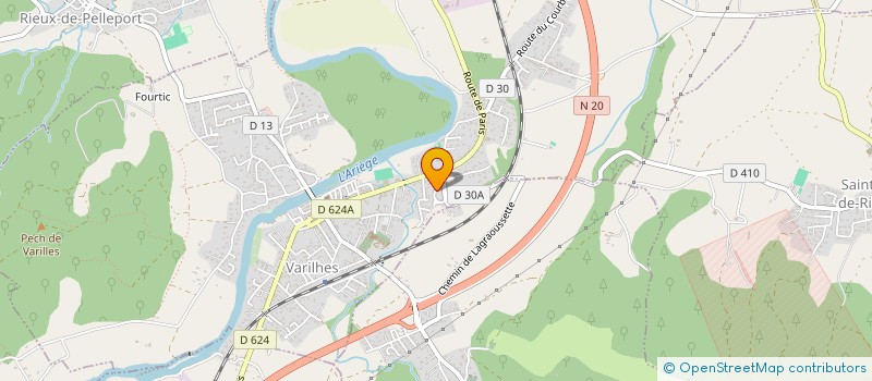 localisation de l'entreprise SOCIETE CIVILE DE VERNIOLLE à VARILHES