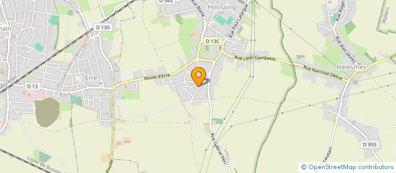 localisation de l'entreprise SOCIETE CIVILE DE WAY  HORNAING