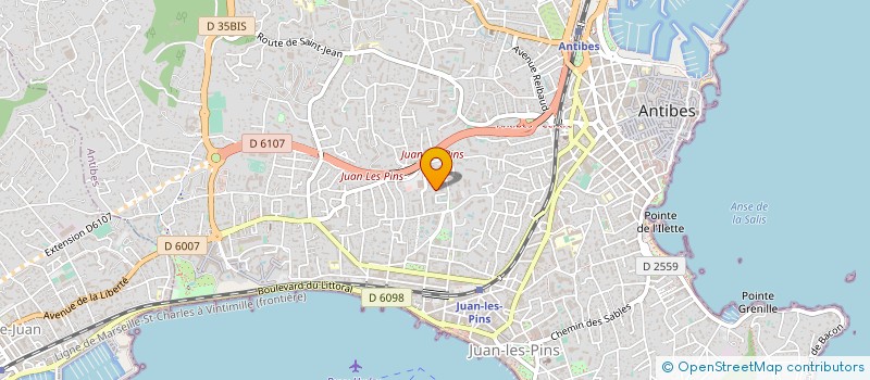 localisation de l'entreprise SOCIETE CIVILE DEBAR à ANTIBES