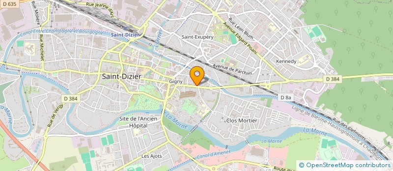 localisation de l'entreprise SOCIETE CIVILE DEF à SAINT-DIZIER