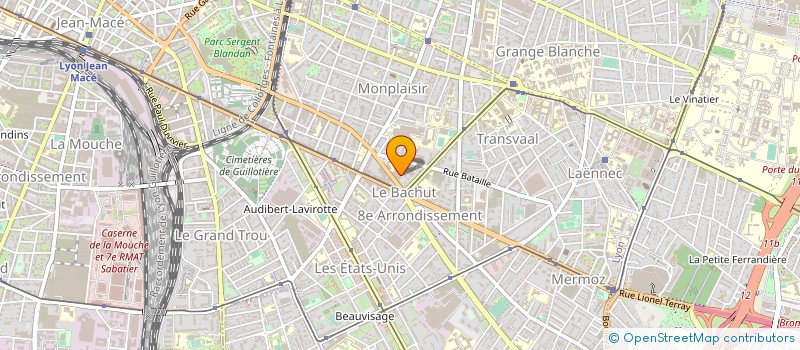 localisation de l'entreprise SOCIETE CIVILE DEGE  LYON