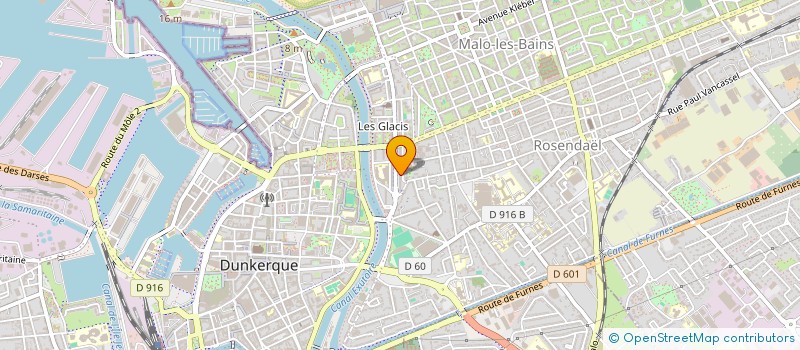 localisation de l'entreprise SOCIETE CIVILE DELANNOY & ASSOCIES à DUNKERQUE