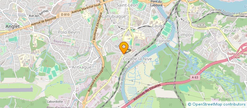 localisation de l'entreprise SOCIETE CIVILE DELF  BAYONNE