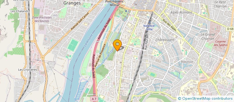 localisation de l'entreprise SOCIETE CIVILE DELISA  VALENCE