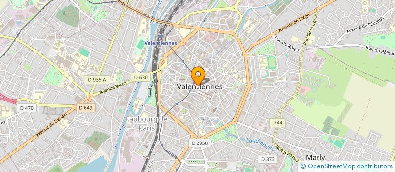 localisation de l'entreprise SOCIETE CIVILE DELMOTTE  VALENCIENNES