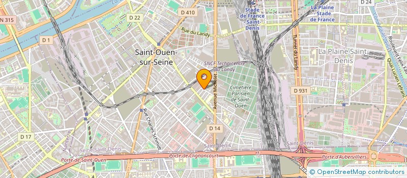 localisation de l'entreprise SOCIETE CIVILE DEMA à SAINT-OUEN-SUR-SEINE