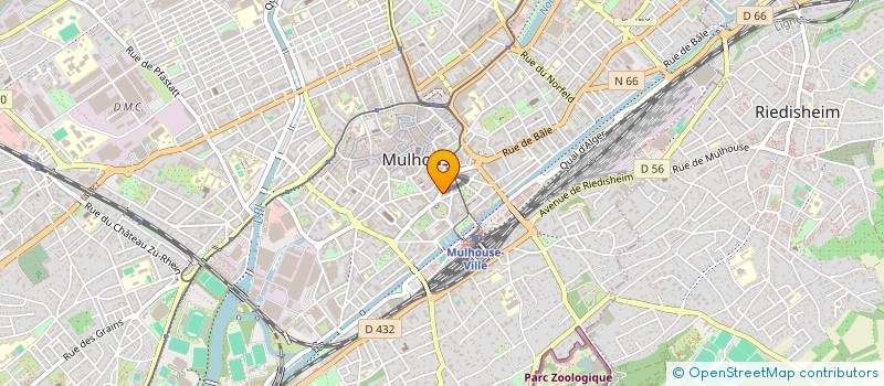 localisation de l'entreprise SOCIETE CIVILE DERRIERE LE BOIS  MULHOUSE