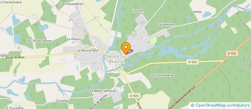 localisation de l'entreprise SOCIETE CIVILE DES ANGES  NEUNG-SUR-BEUVRON