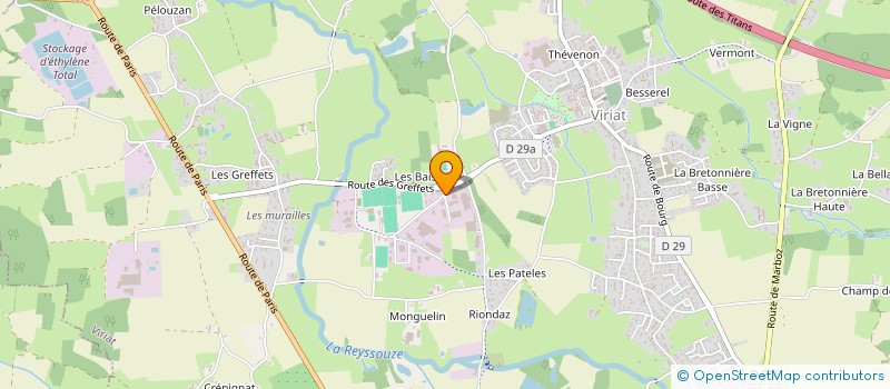 localisation de l'entreprise SOCIETE CIVILE DES BAISSES à VIRIAT