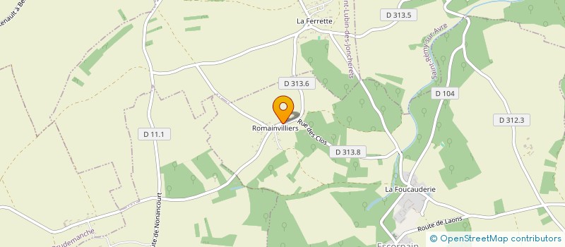 localisation de l'entreprise SOCIETE CIVILE DES BENNEREES à ESCORPAIN