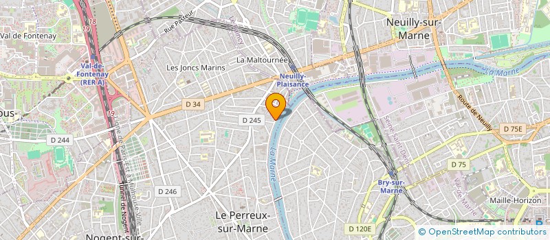 localisation de l'entreprise SOCIETE CIVILE DES BORDS DE MARNE à LE PERREUX-SUR-MARNE