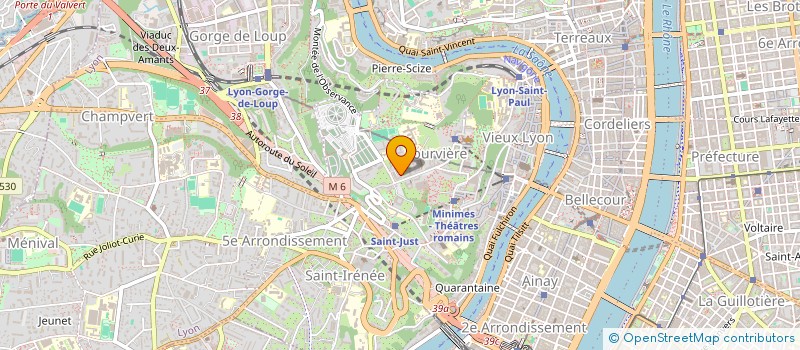 localisation de l'entreprise SOCIETE CIVILE DES CEDRES  LYON