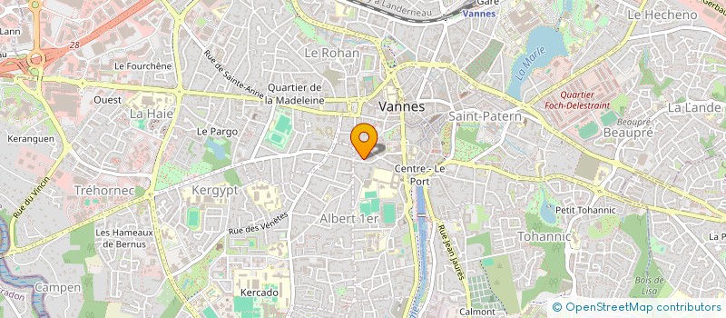 localisation de l'entreprise SOCIETE CIVILE DES CHENES à VANNES