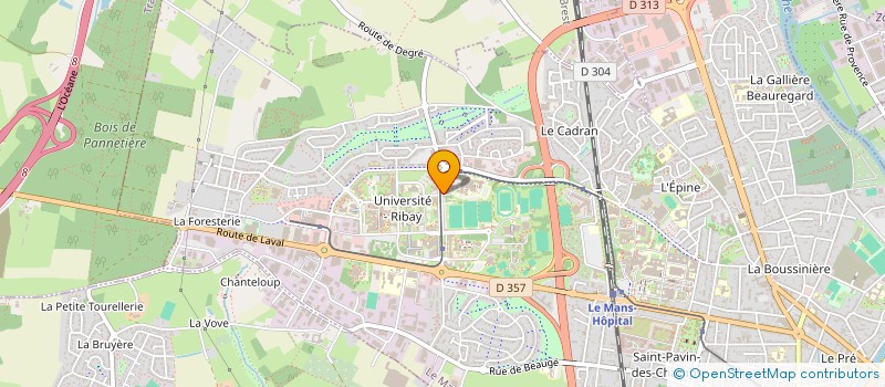 localisation de l'entreprise SOCIETE CIVILE DES CHIRURGIENS DU RACHIS à LE MANS
