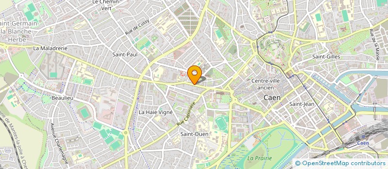 localisation de l'entreprise SOCIETE CIVILE DES CINQ à CAEN