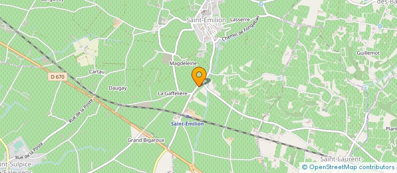 localisation de l'entreprise SOCIETE CIVILE DES COMTES VON NEIPPERG à SAINT-EMILION