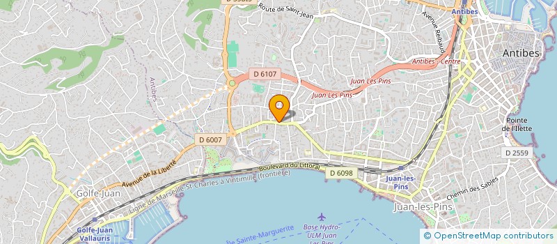 localisation de l'entreprise SOCIETE CIVILE DES COUSINS à ANTIBES