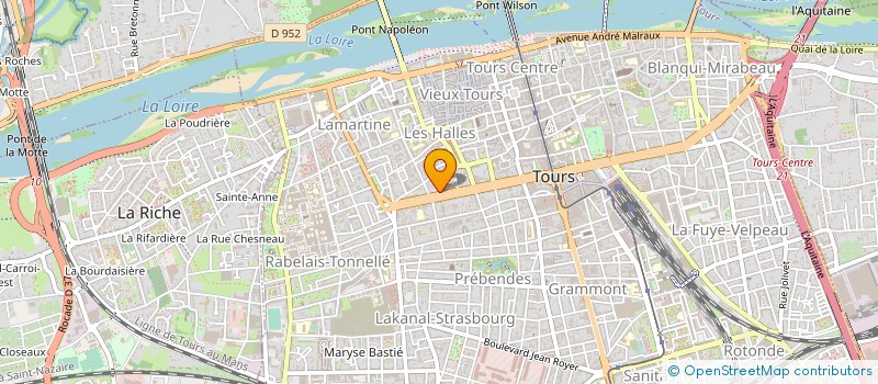 localisation de l'entreprise SOCIETE CIVILE DES DOCTEURS MARIE ET DELPLACE à TOURS