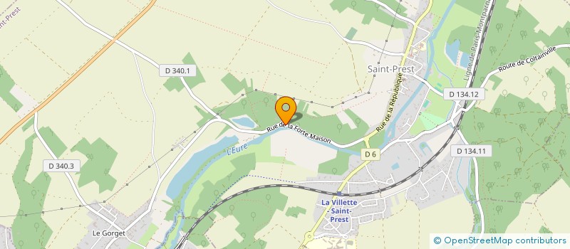 localisation de l'entreprise SOCIETE CIVILE DES ETILLEUX à SAINT-PREST
