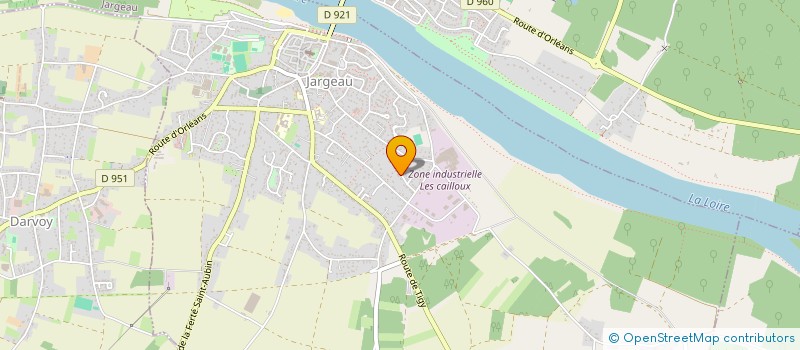 localisation de l'entreprise SOCIETE CIVILE DES FLORANES à JARGEAU