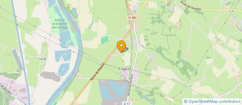 localisation de l'entreprise SOCIETE CIVILE DES FORGES  VOUGY