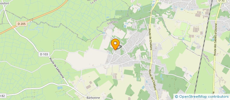 localisation de l'entreprise SOCIETE CIVILE DES FORGES à SOULLANS