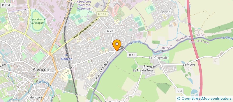 localisation de l'entreprise SOCIETE CIVILE DES GARAGES à ALENCON